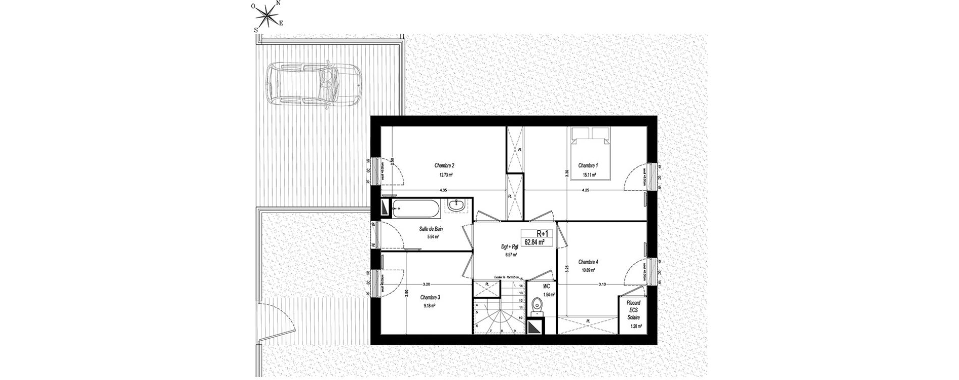 Maison T5 de 106,57 m2 &agrave; Argenteuil Val notre dame