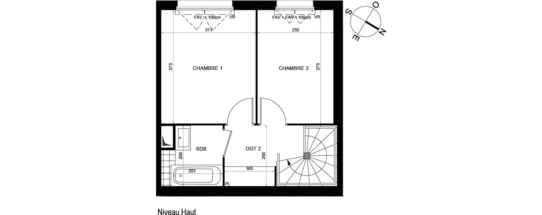 Appartement T3 de 57,20 m2 &agrave; Argenteuil Centre