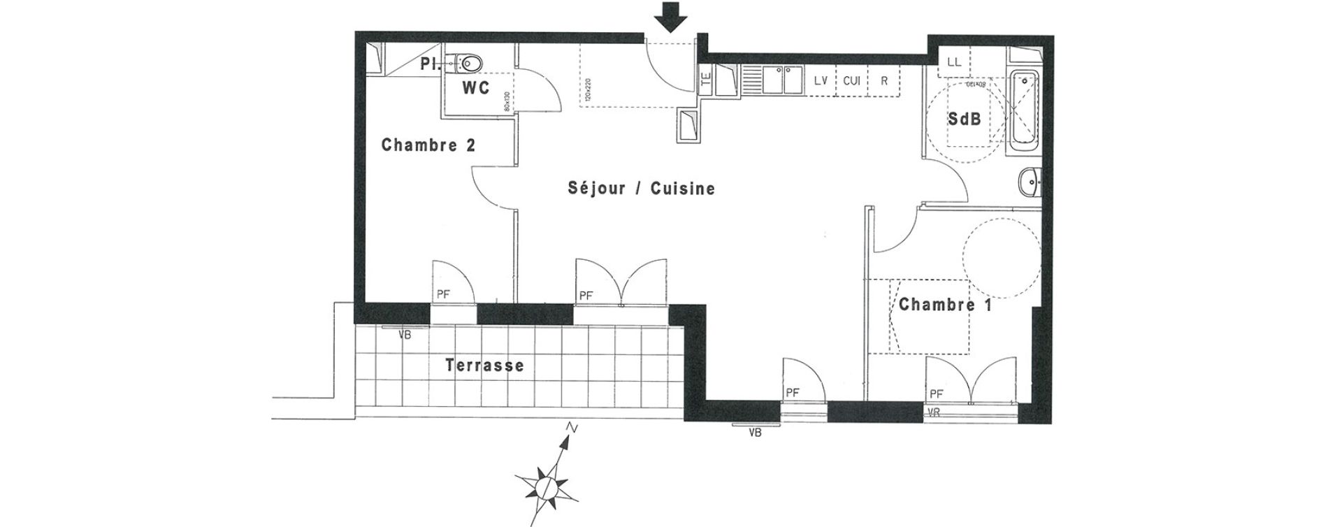 Appartement T3 de 69,64 m2 &agrave; Beaumont-Sur-Oise Centre