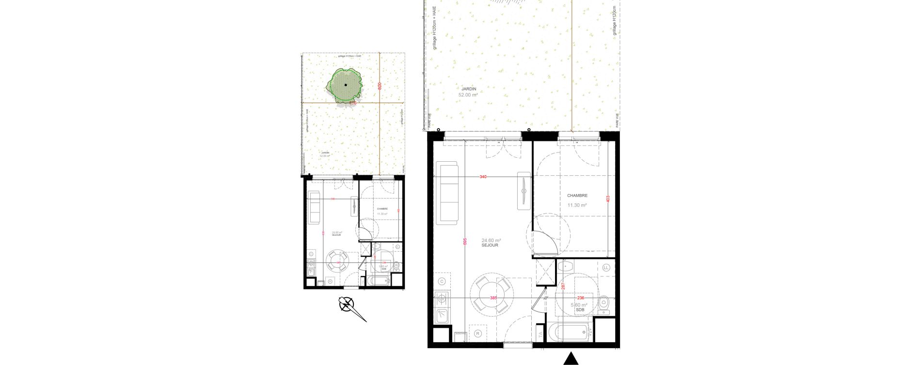 Appartement T2 de 41,50 m2 &agrave; Bessancourt Bessancourt les meuniers