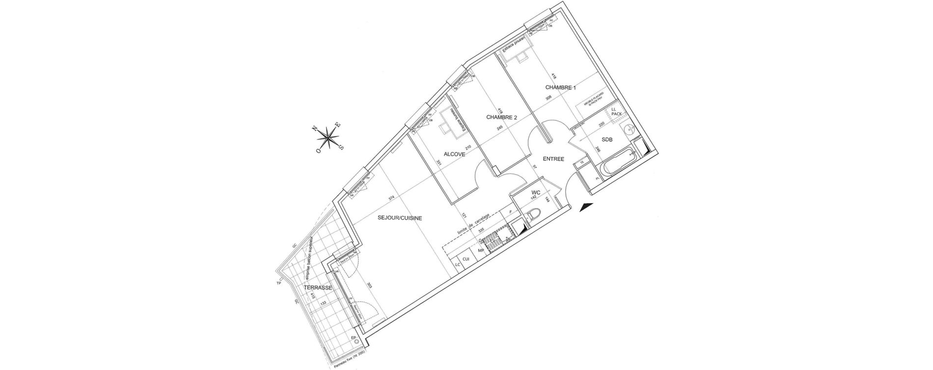 Appartement T3 de 73,47 m2 &agrave; Bezons Agriculture