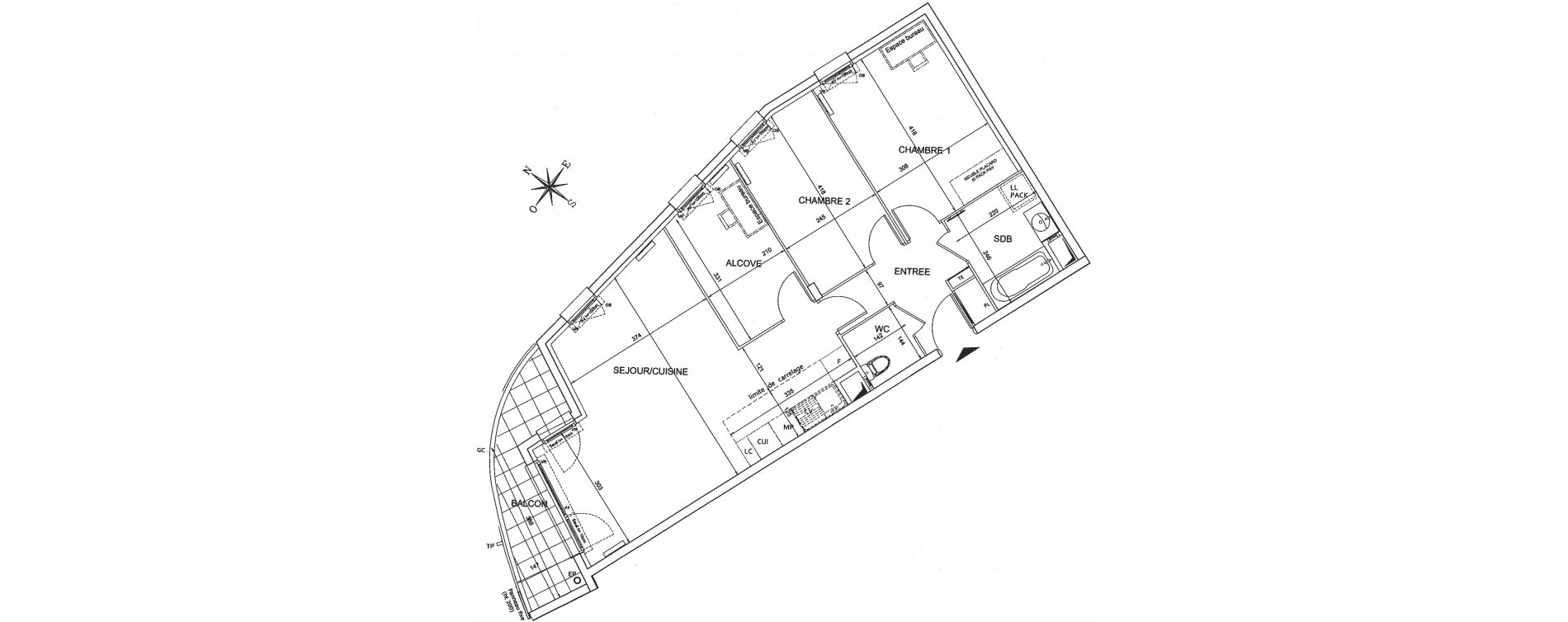 Appartement T3 de 73,47 m2 &agrave; Bezons Agriculture