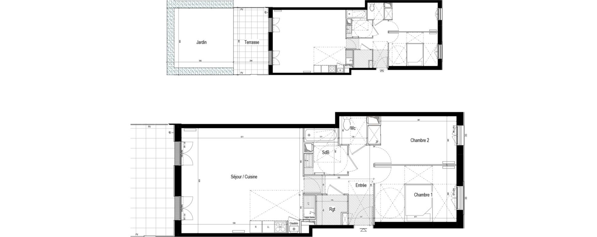 Appartement T3 de 70,50 m2 &agrave; Bezons Val-chenes