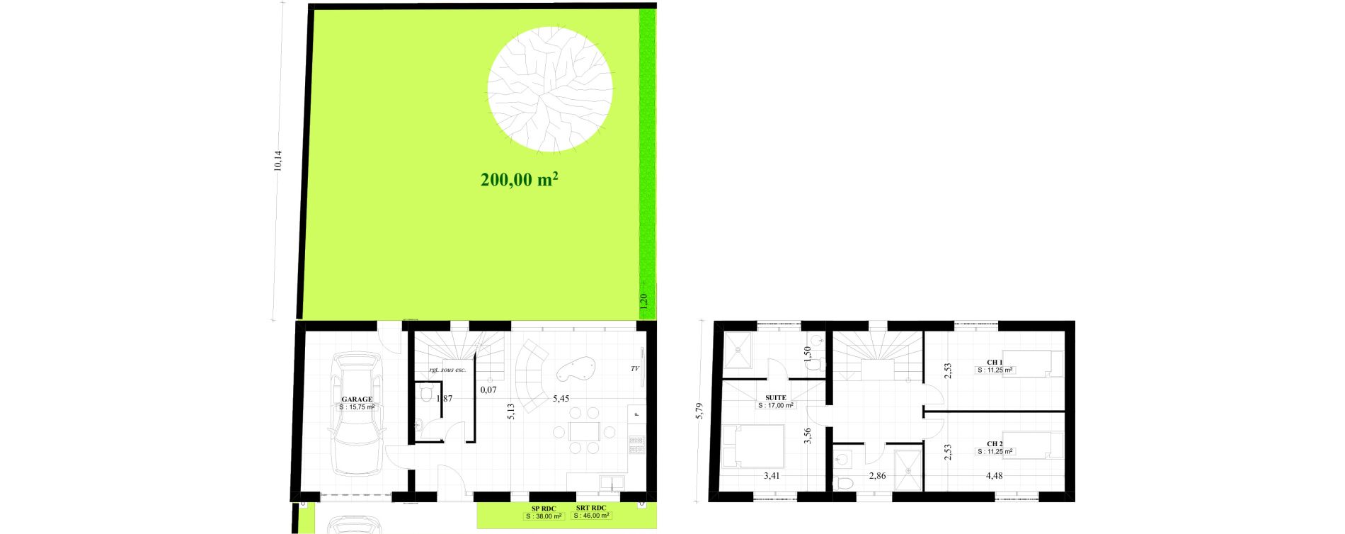 Maison T4 de 83,95 m2 &agrave; Bezons Vaillant - couturier