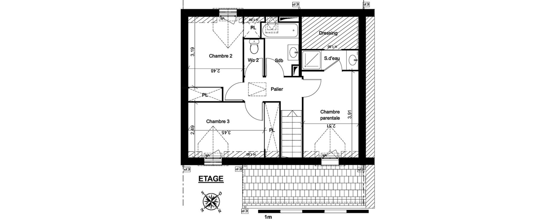 Maison T4 de 79,81 m2 &agrave; Boissy-L'Aillerie Centre