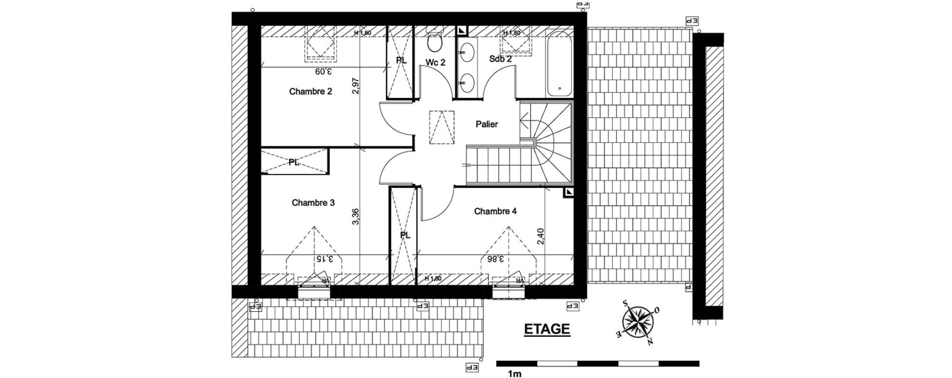 Maison T5 de 89,80 m2 &agrave; Boissy-L'Aillerie Centre