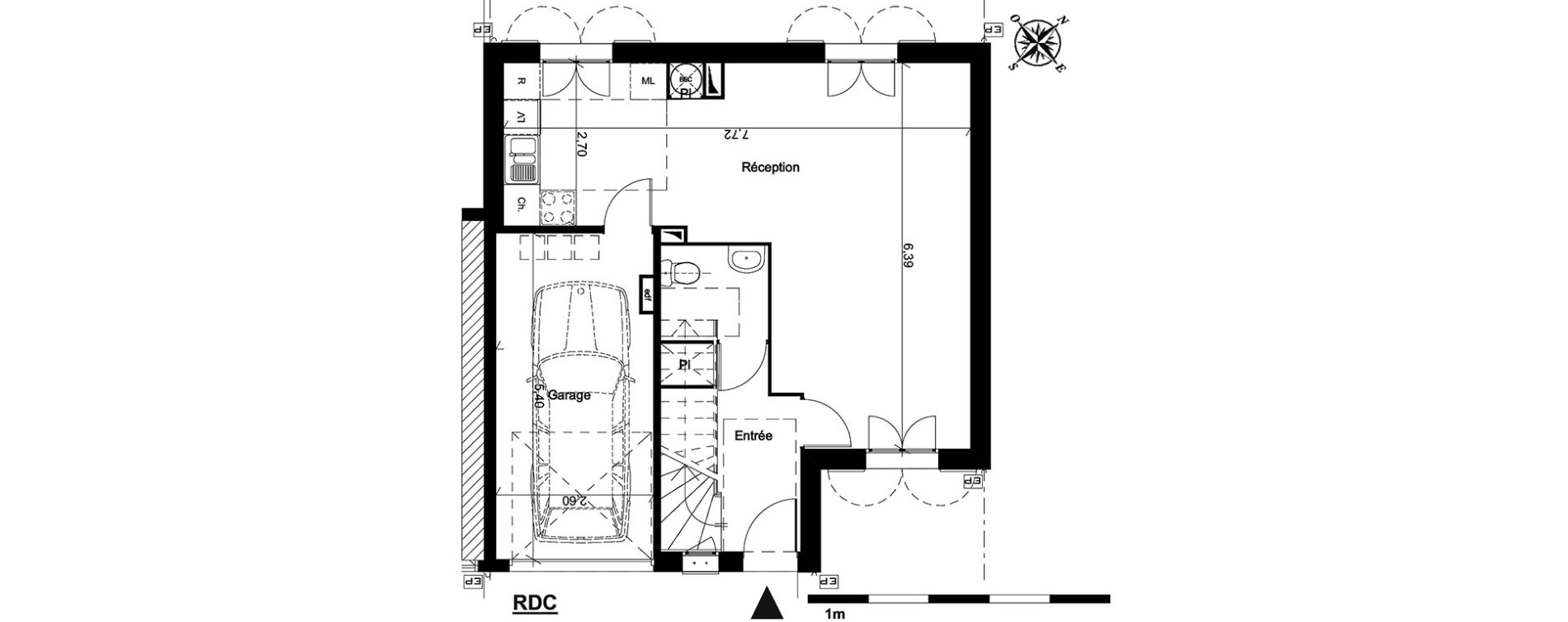 Maison T4 de 79,81 m2 &agrave; Boissy-L'Aillerie Centre