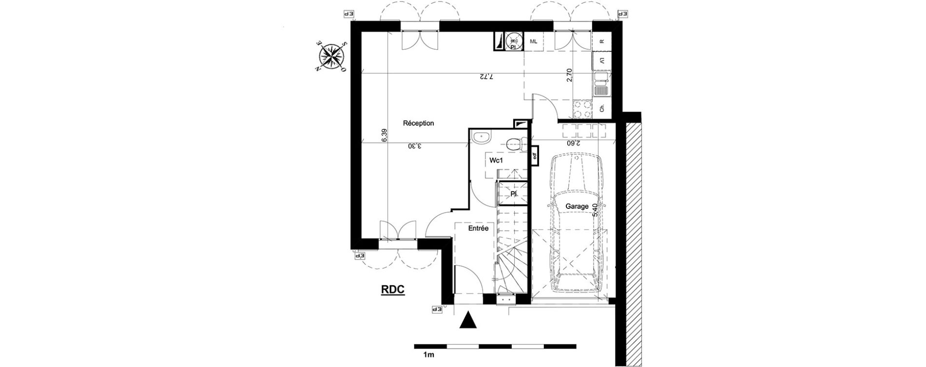 Maison T4 de 80,20 m2 &agrave; Boissy-L'Aillerie Centre