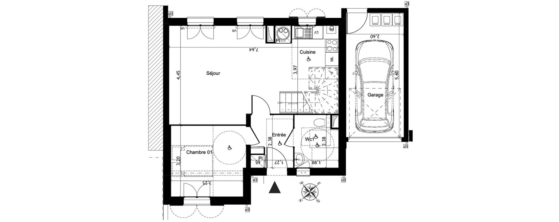 Maison T5 de 87,00 m2 &agrave; Boissy-L'Aillerie Centre