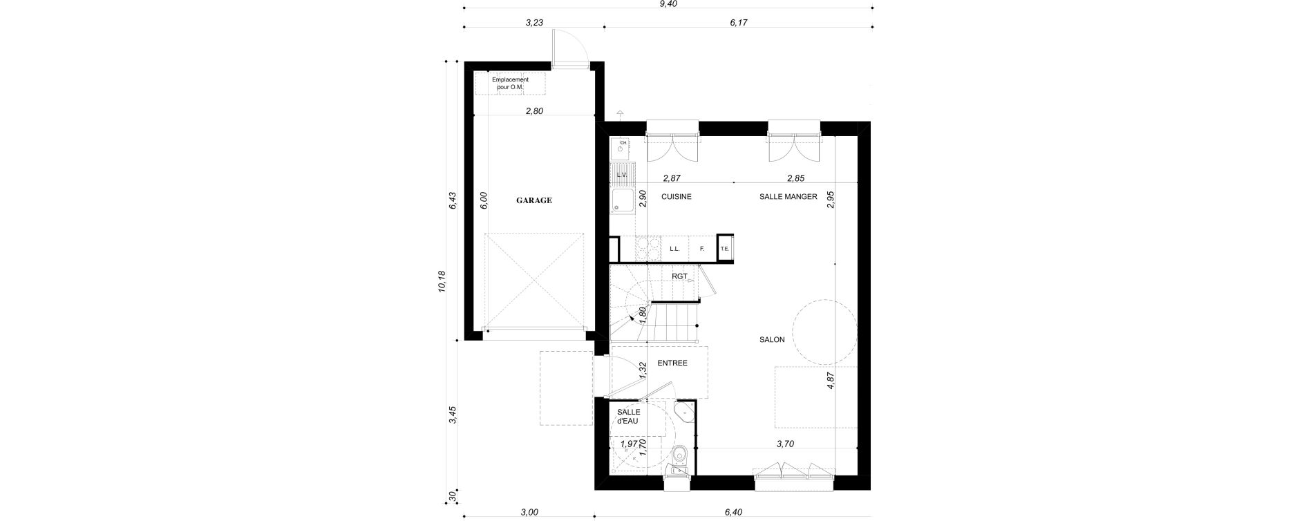 Maison T4 de 80,66 m2 &agrave; Bruy&egrave;res-Sur-Oise Centre
