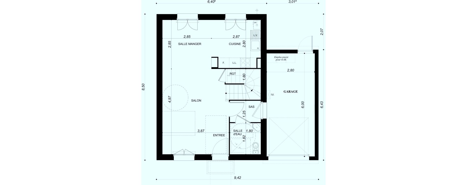Maison T4 de 80,81 m2 &agrave; Bruy&egrave;res-Sur-Oise Centre