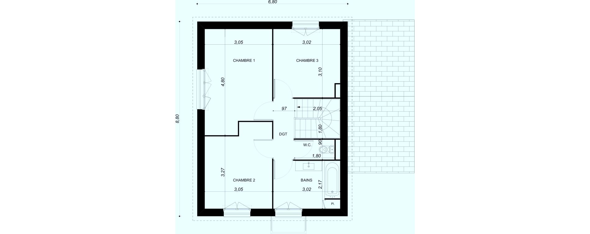Maison T4 de 90,60 m2 &agrave; Bruy&egrave;res-Sur-Oise Centre