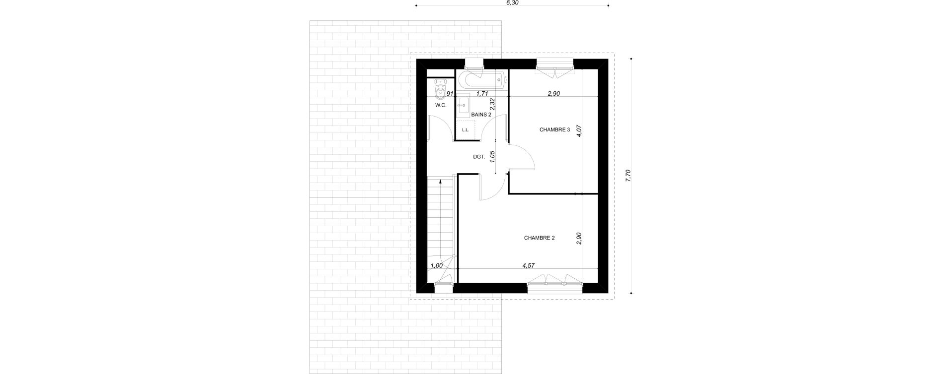 Maison T4 de 91,52 m2 &agrave; Bruy&egrave;res-Sur-Oise Centre
