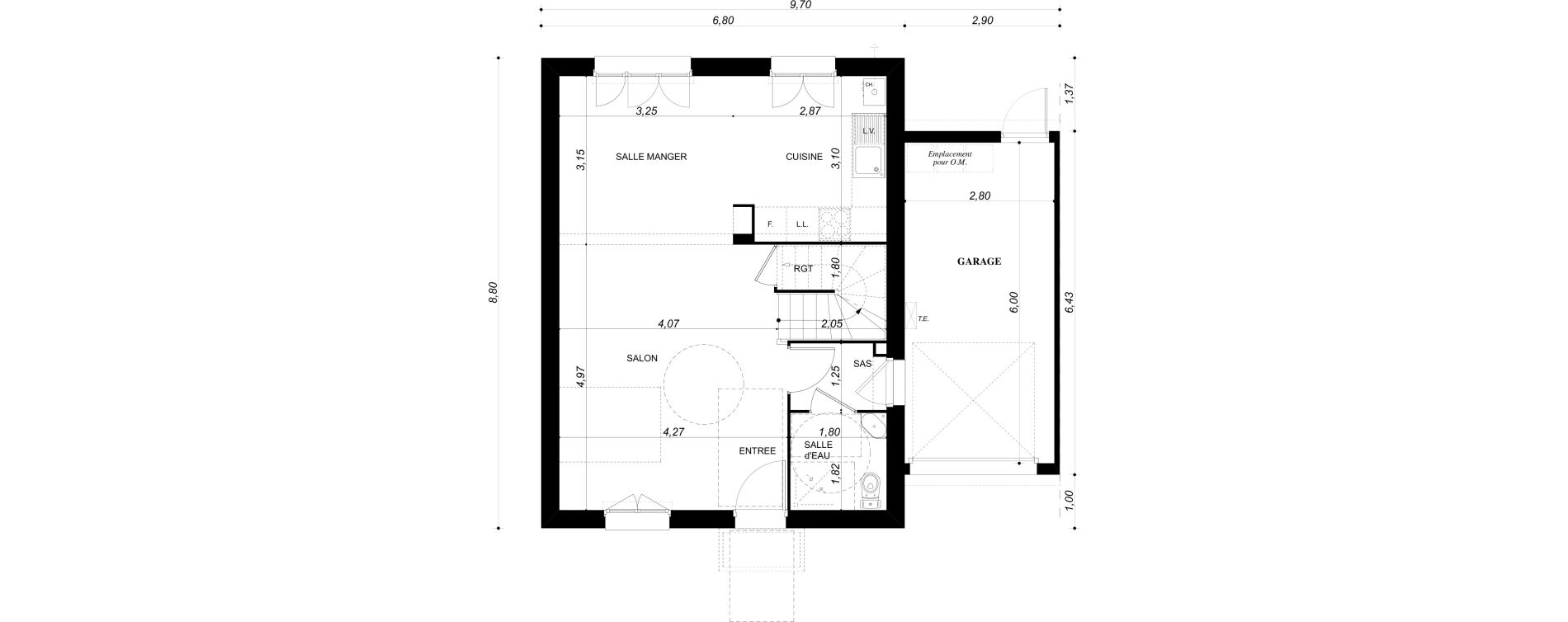 Maison T4 de 90,77 m2 &agrave; Bruy&egrave;res-Sur-Oise Centre