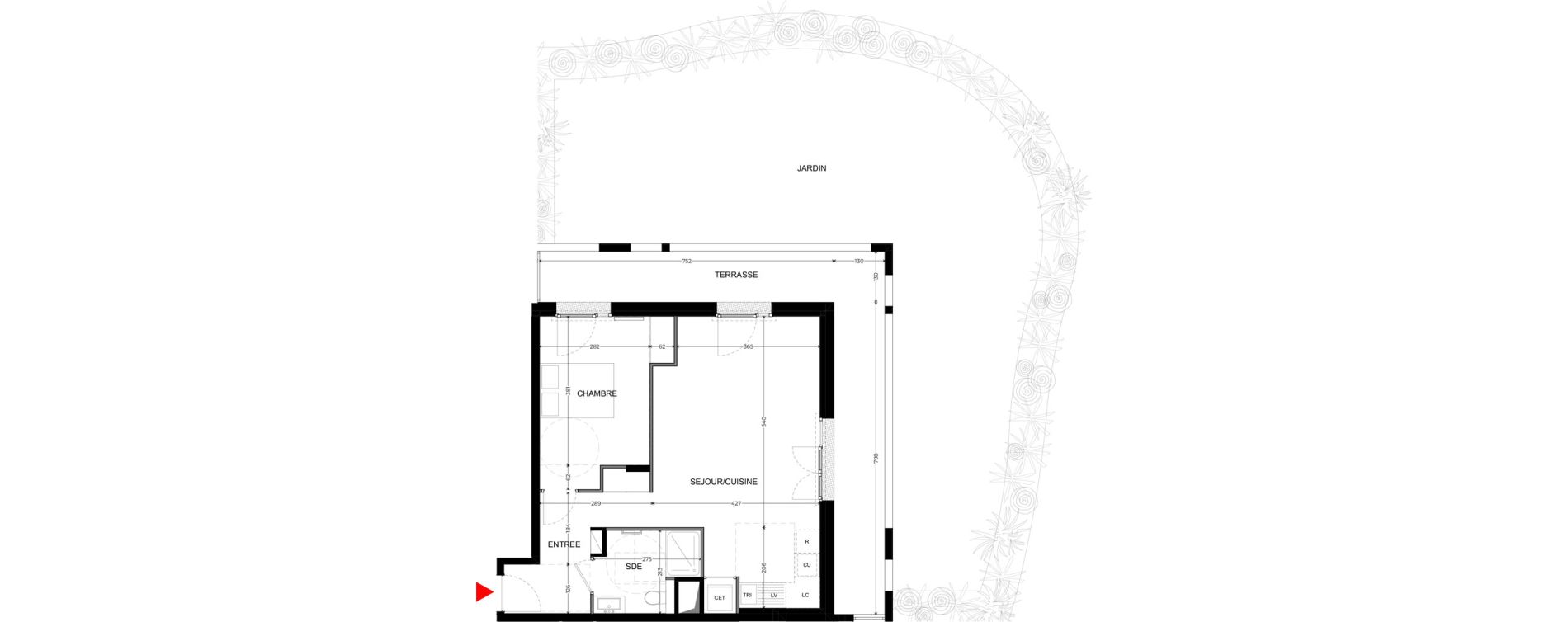 Appartement T2 de 53,22 m2 &agrave; Domont Le vieux village