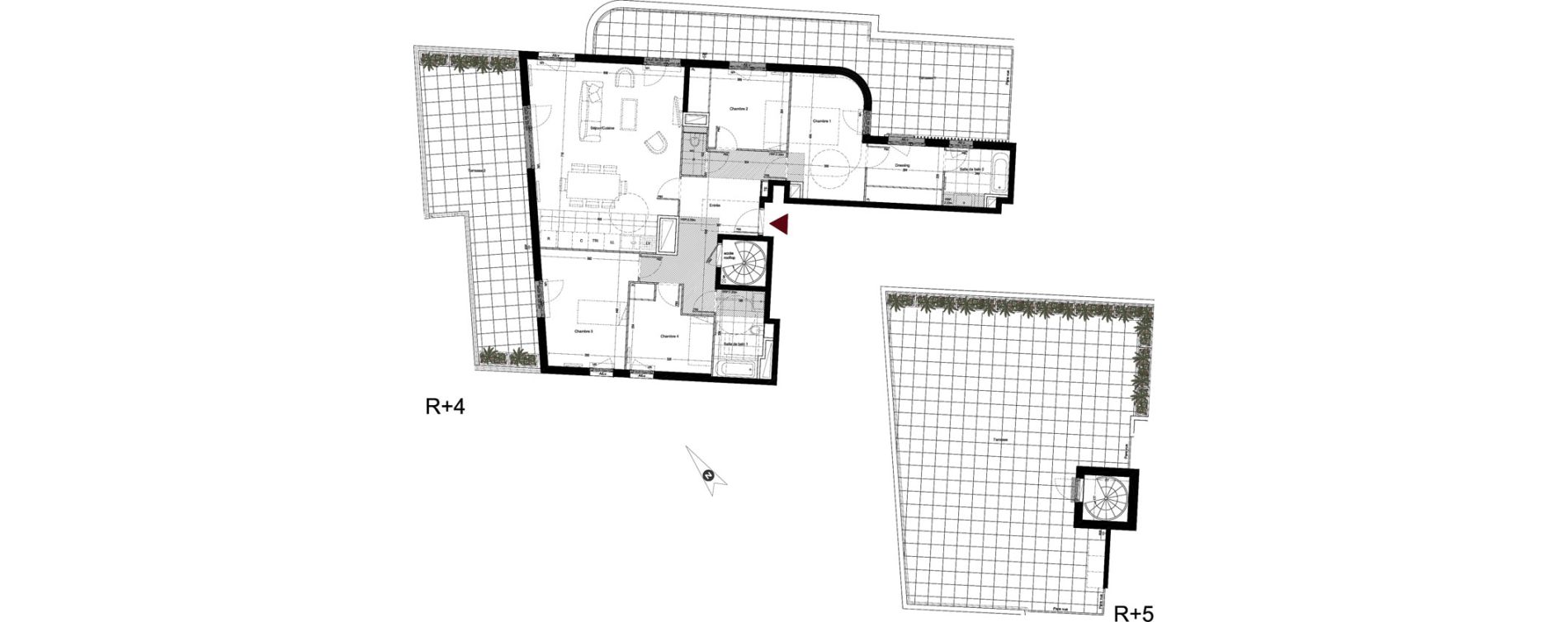 Appartement T5 de 123,13 m2 &agrave; Enghien-Les-Bains Centre