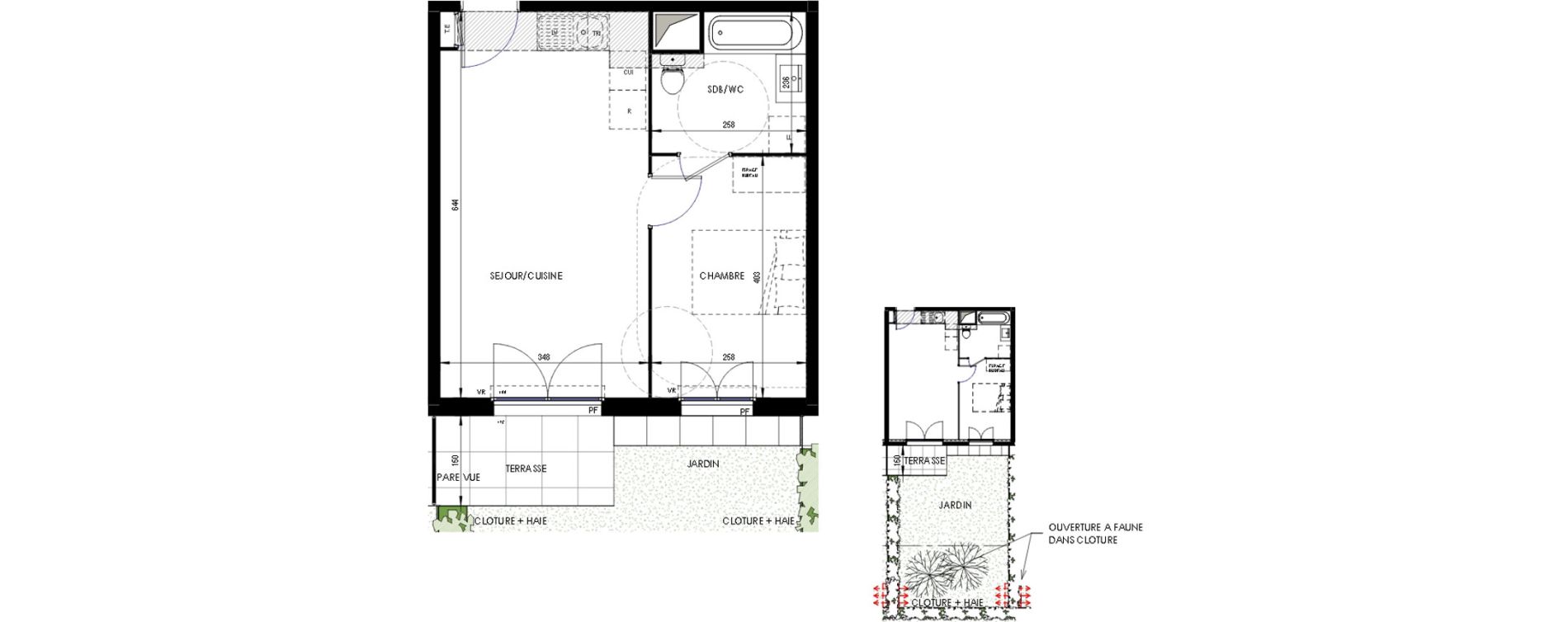 Appartement T2 de 38,09 m2 &agrave; Ermont Les esp&eacute;rances