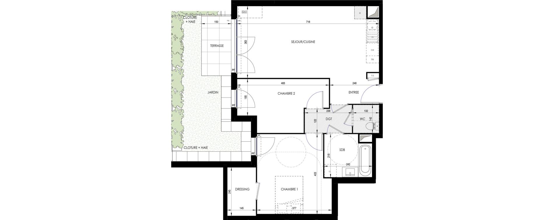 Appartement T3 de 66,38 m2 &agrave; Ermont Les esp&eacute;rances