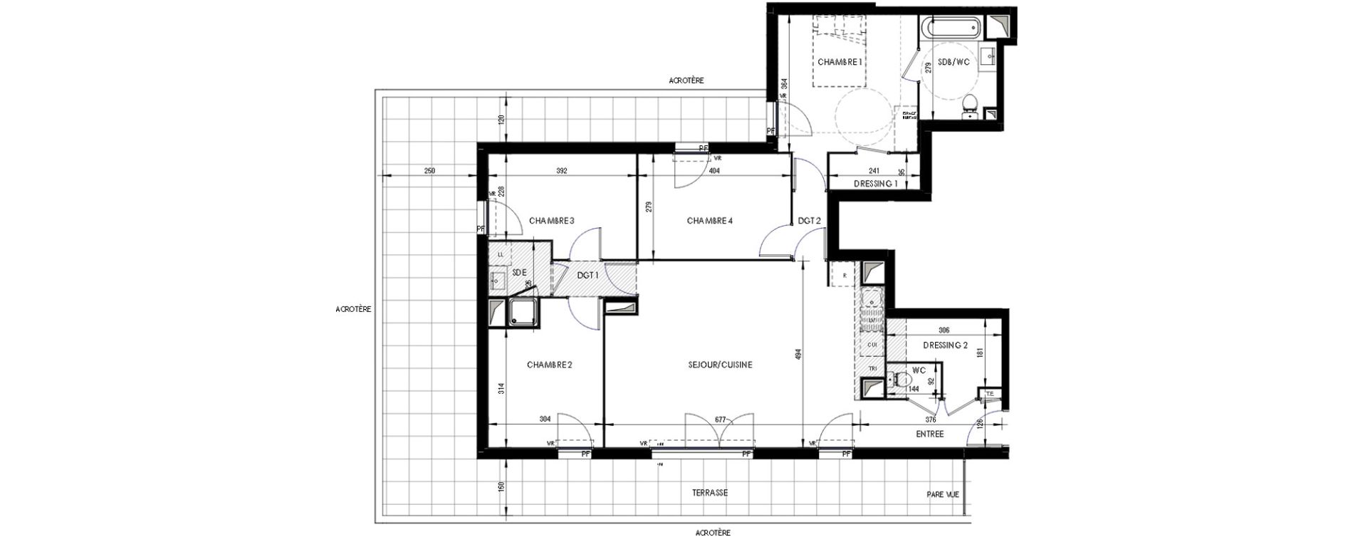 Appartement T5 de 105,61 m2 &agrave; Ermont Les esp&eacute;rances