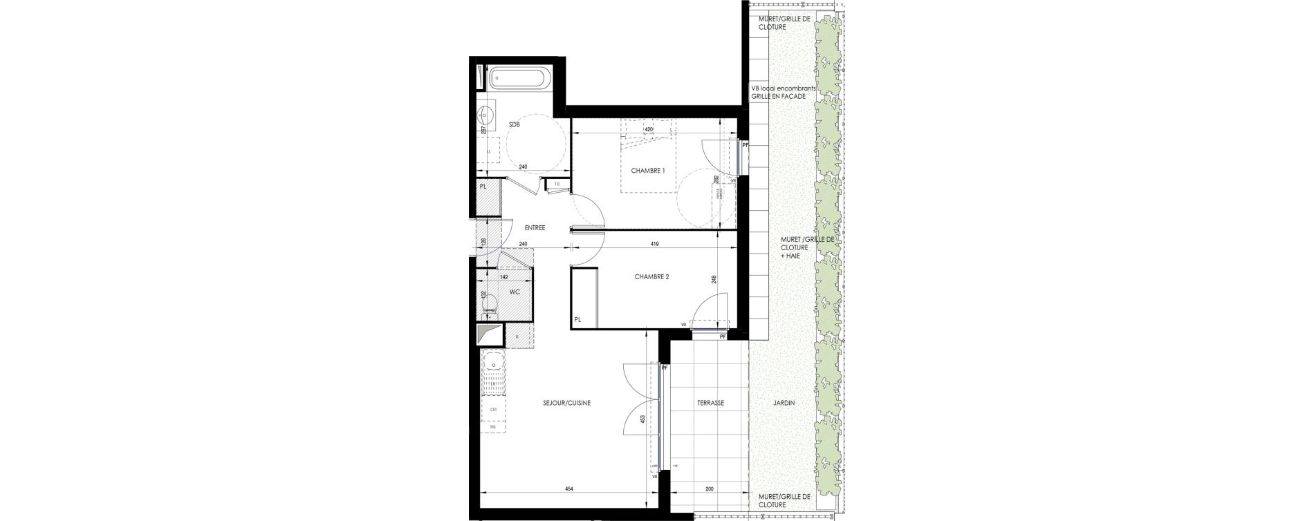 Appartement T3 de 57,19 m2 &agrave; Ermont Les esp&eacute;rances