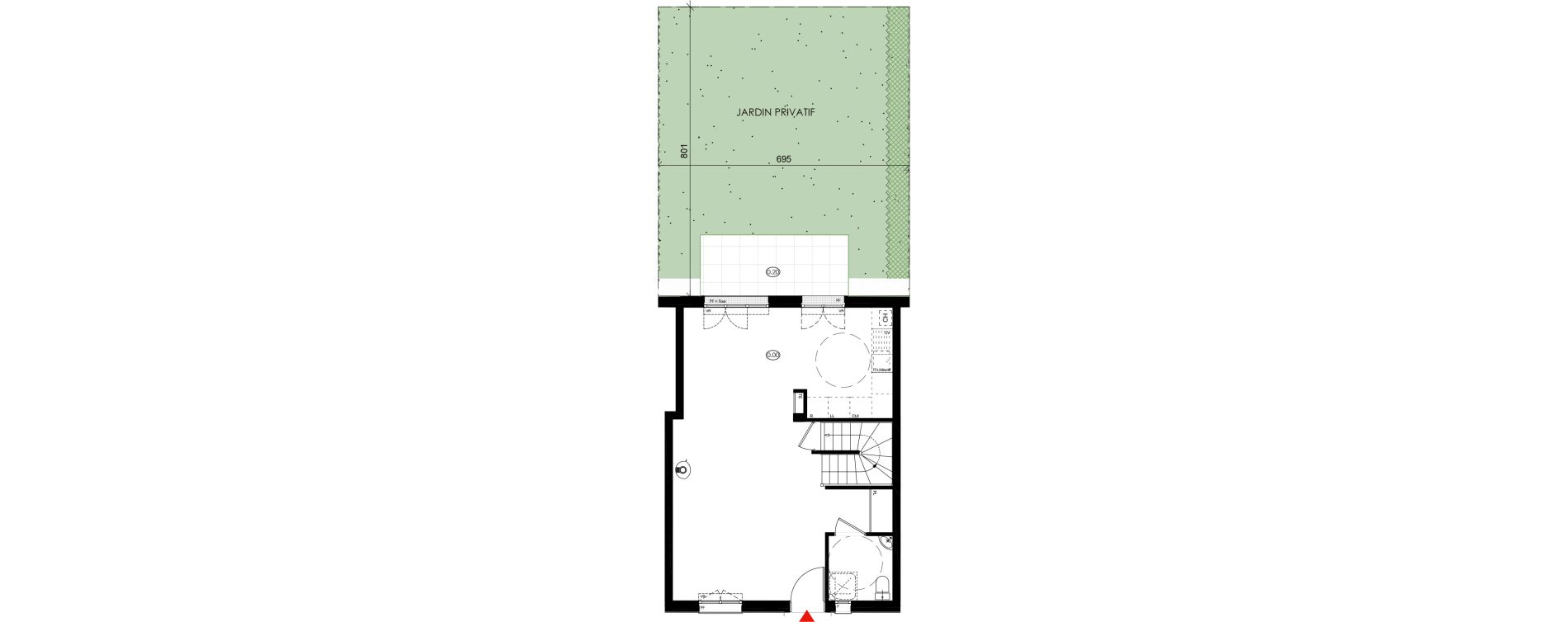 Duplex T4 de 87,58 m2 &agrave; Ermont Ancien centre ville