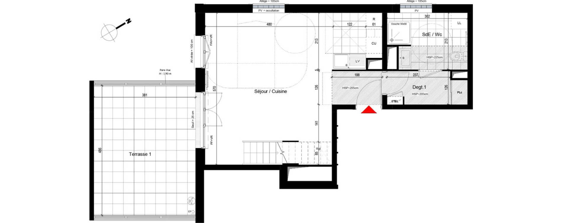Duplex T4 de 80,20 m2 &agrave; Franconville Centre