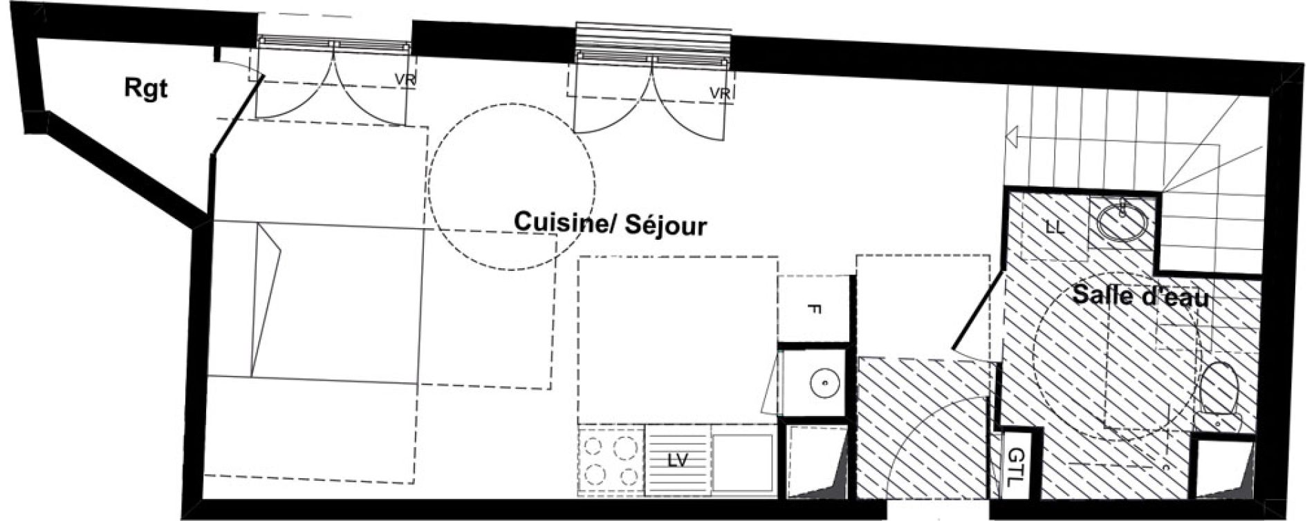 Souplex T4 de 81,89 m2 &agrave; Herblay Herblay sur seine centre ville