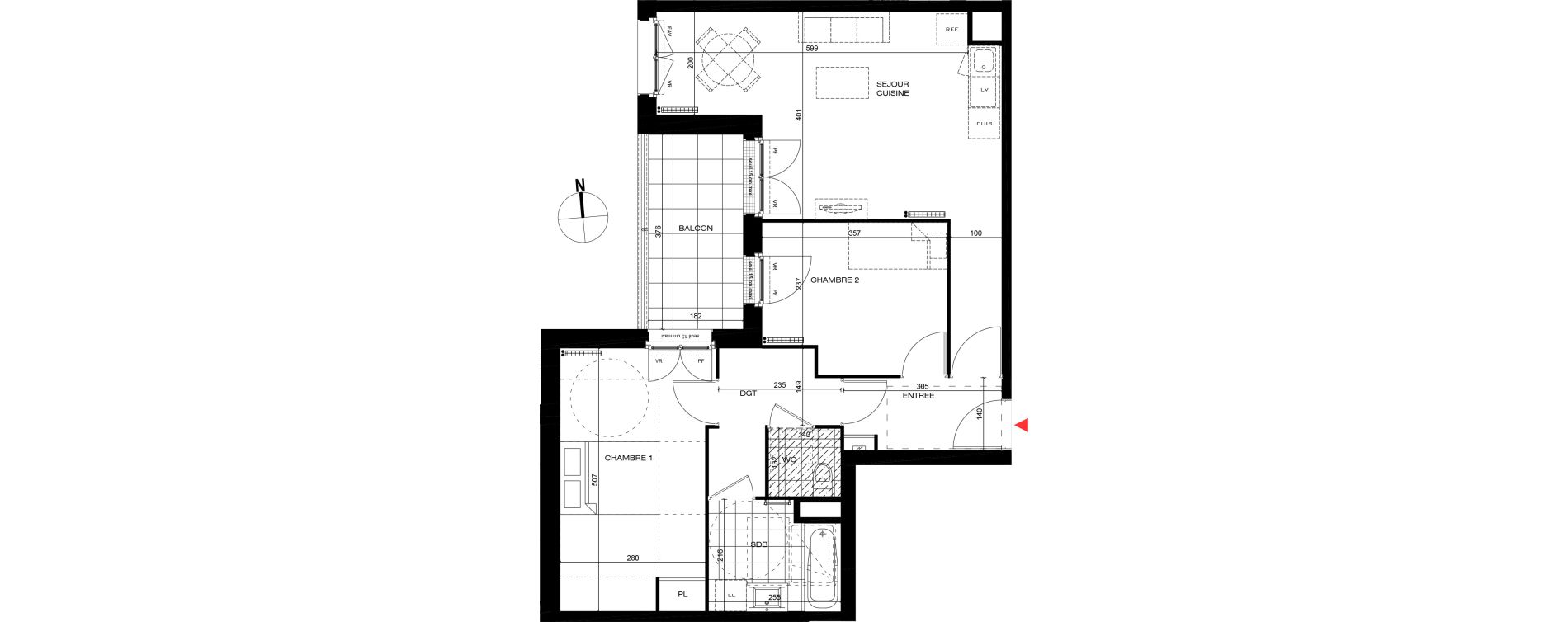 Appartement T3 de 65,20 m2 &agrave; La Frette-Sur-Seine Centre