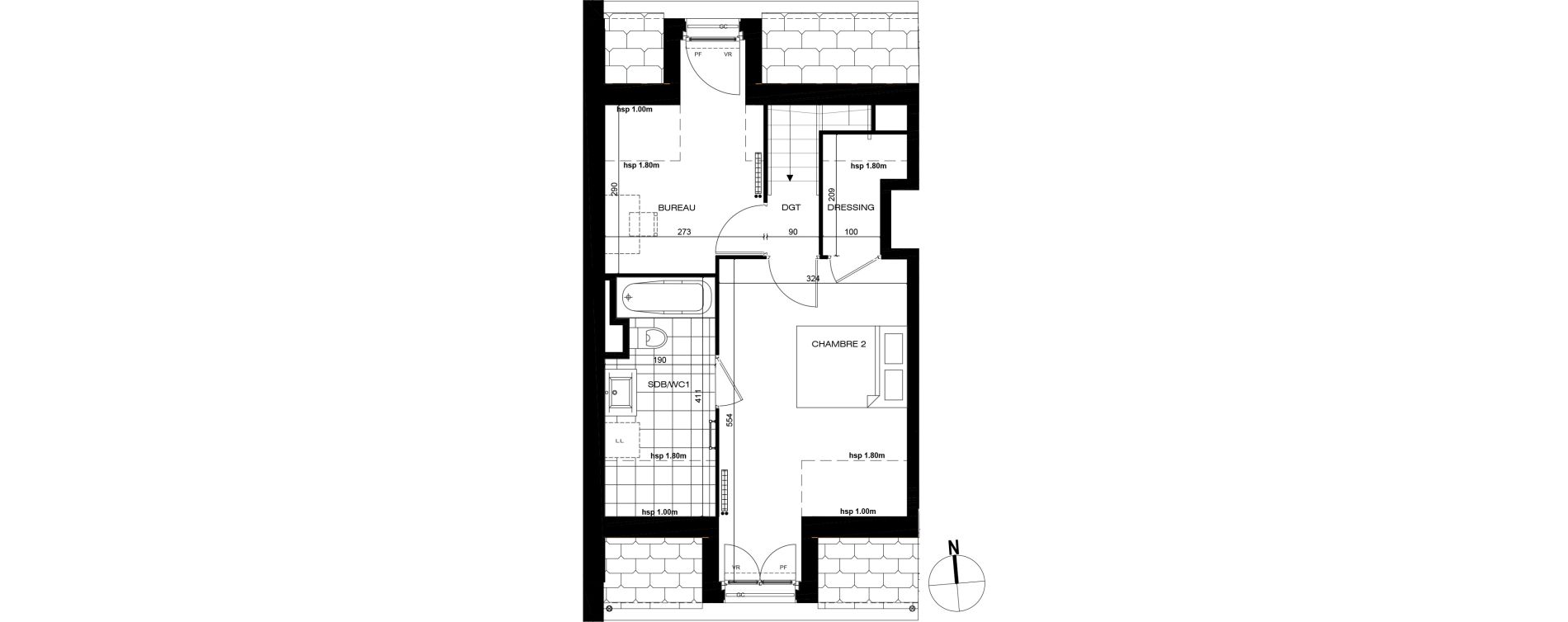 Appartement T3 de 72,18 m2 &agrave; La Frette-Sur-Seine Centre
