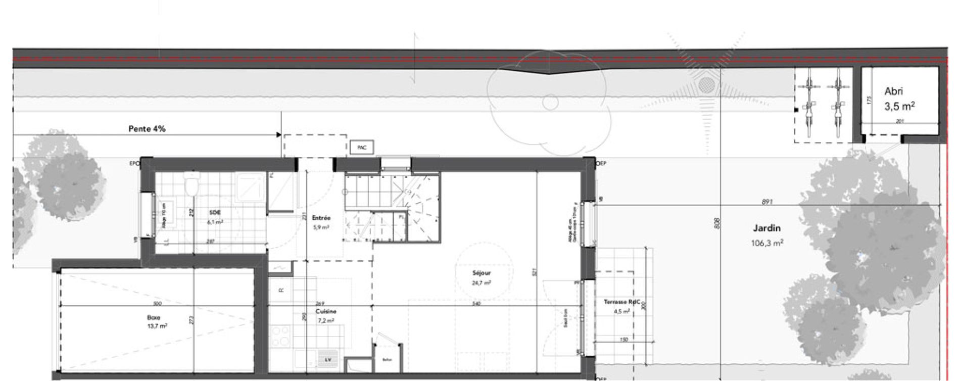 Maison T5 de 129,90 m2 &agrave; L'Isle-Adam Centre