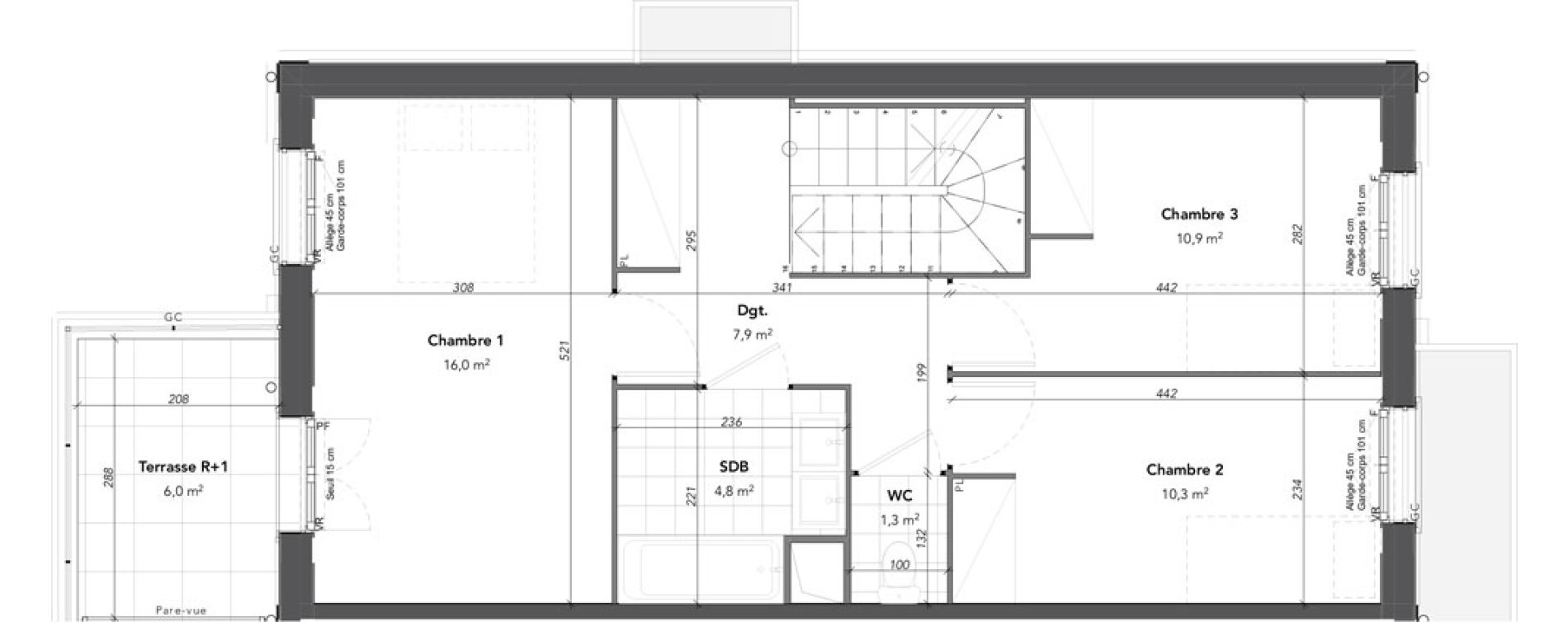 Maison T5 de 129,90 m2 &agrave; L'Isle-Adam Centre