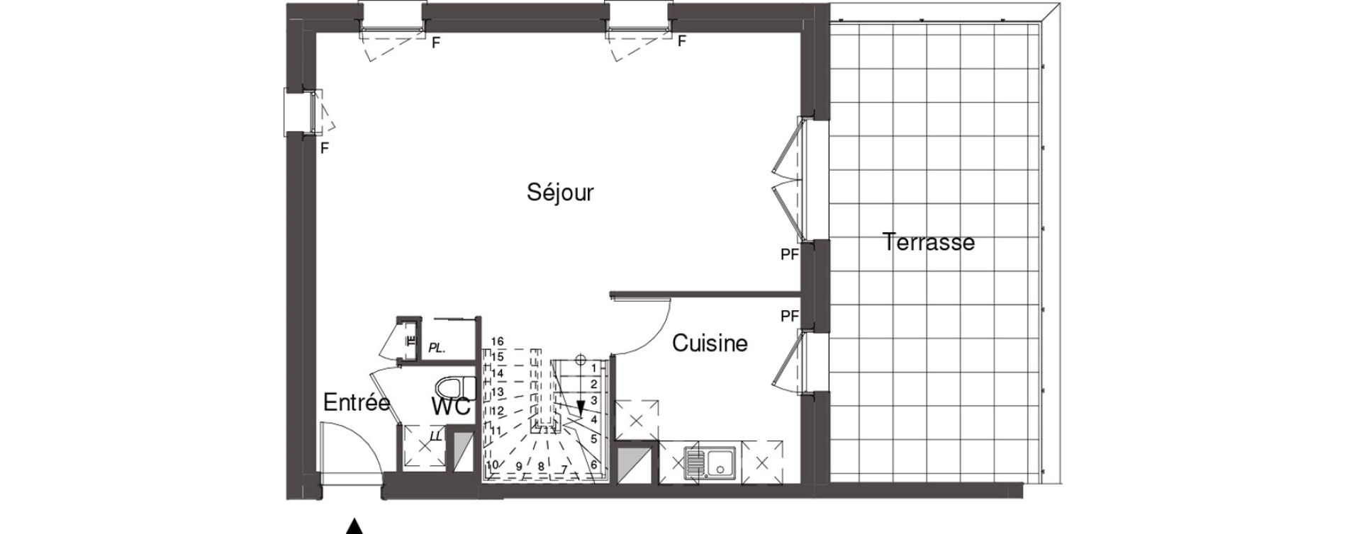 Duplex T4 de 86,50 m2 &agrave; Louvres Frais lieux