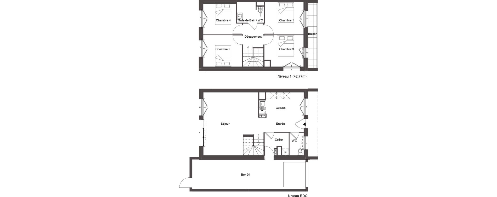 Maison T5 de 94,00 m2 &agrave; Louvres Frais lieux