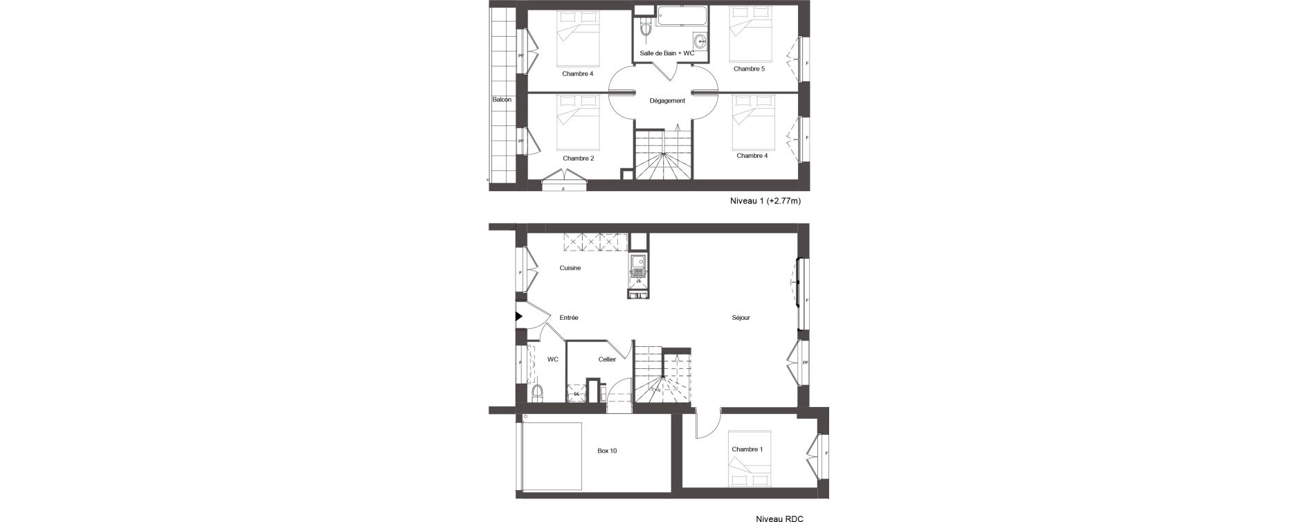 Maison T6 de 106,50 m2 &agrave; Louvres Frais lieux