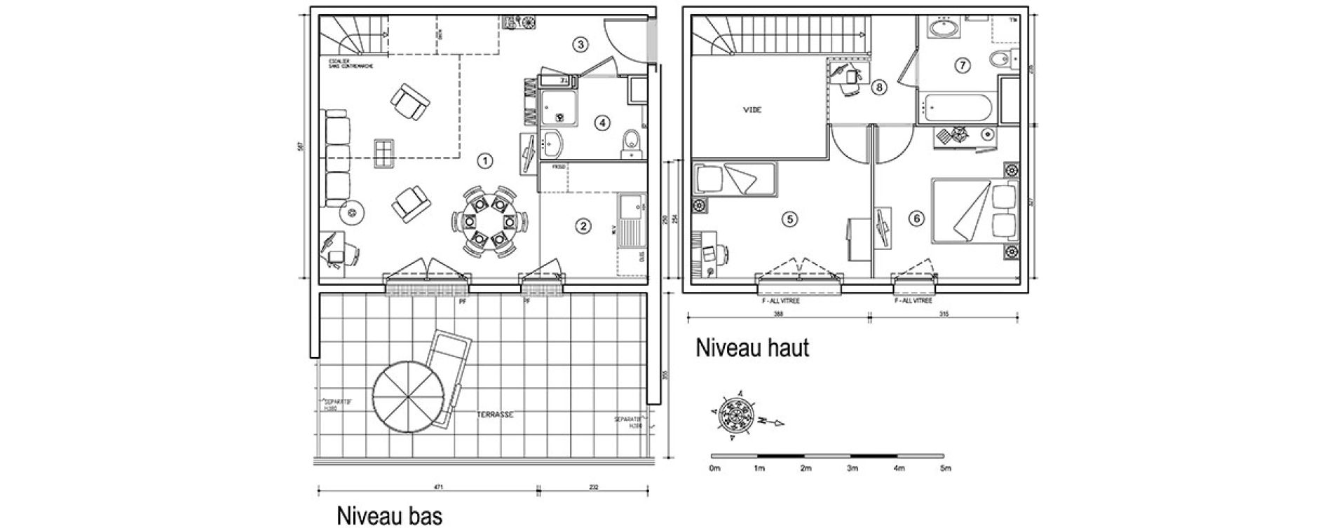 Duplex T3 de 66,50 m2 &agrave; Louvres Gare