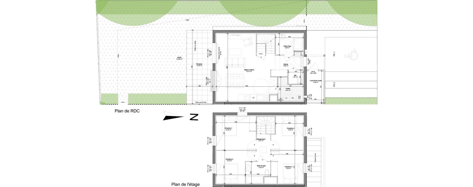 Maison T5 de 98,17 m2 &agrave; Marly-La-Ville Centre