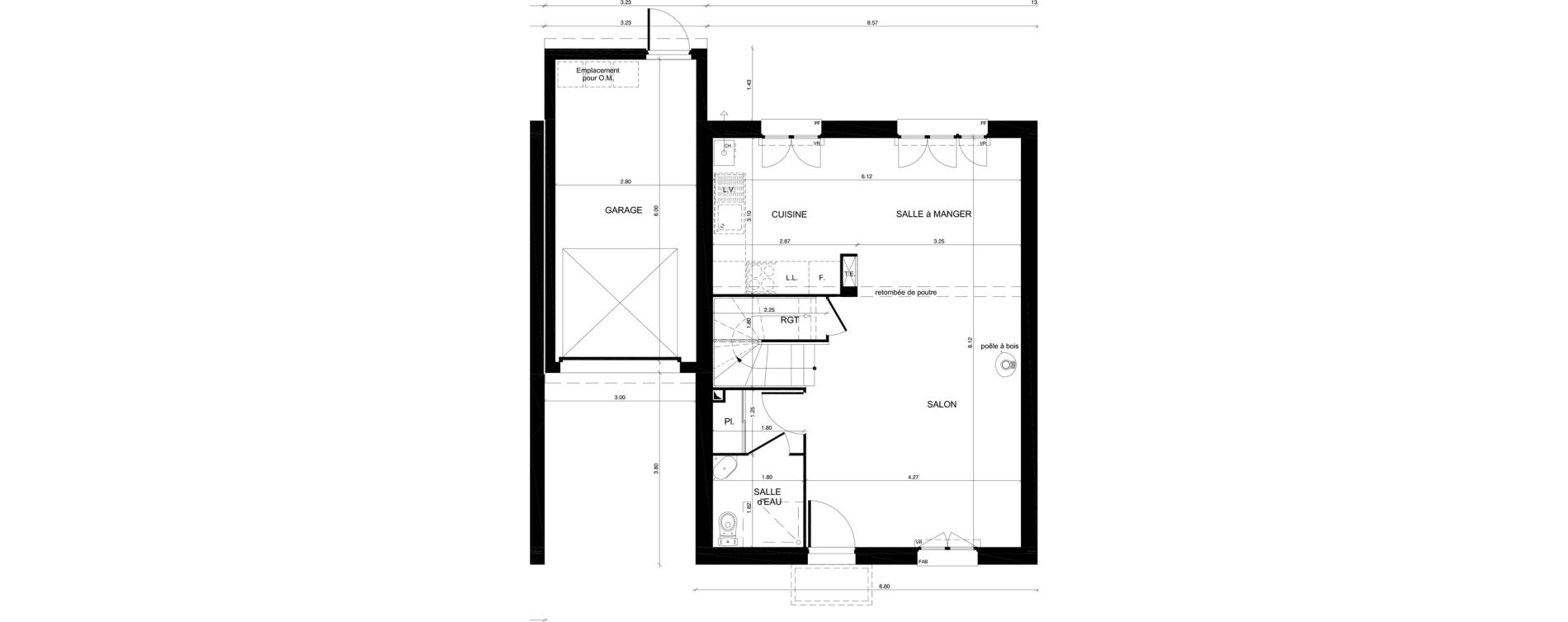 Maison T4 de 90,14 m2 &agrave; Moisselles Centre