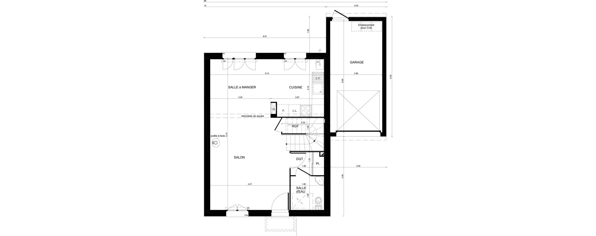 Maison T4 de 90,14 m2 &agrave; Moisselles Centre