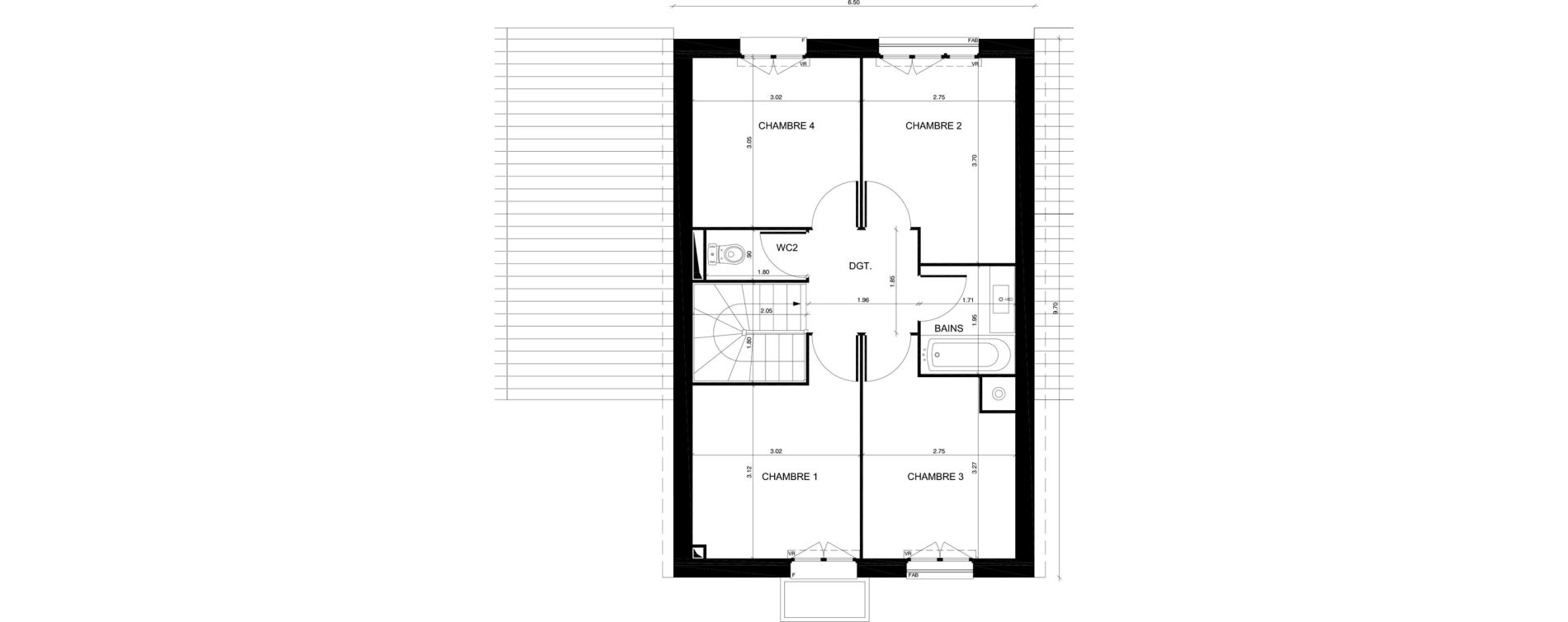 Maison T5 de 95,55 m2 &agrave; Moisselles Centre