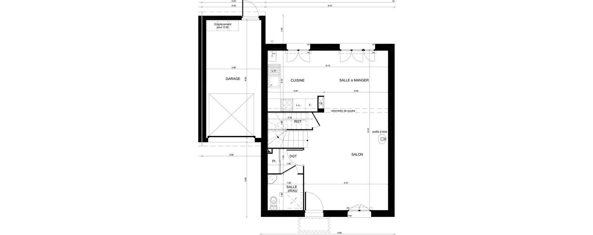 Maison T4 de 90,14 m2 &agrave; Moisselles Centre