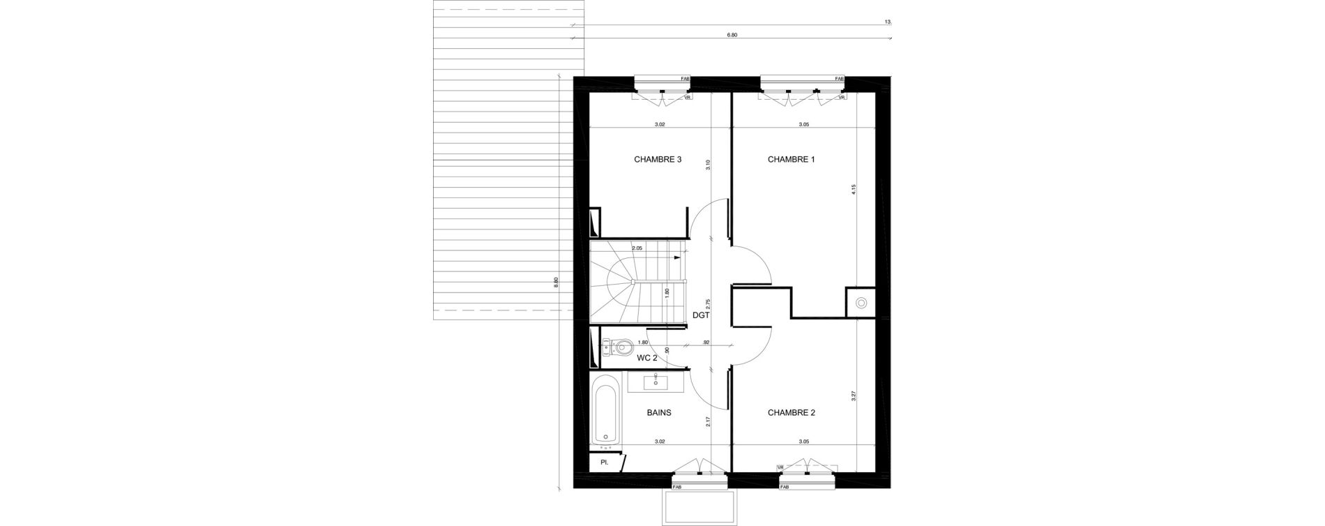 Maison T4 de 90,14 m2 &agrave; Moisselles Centre