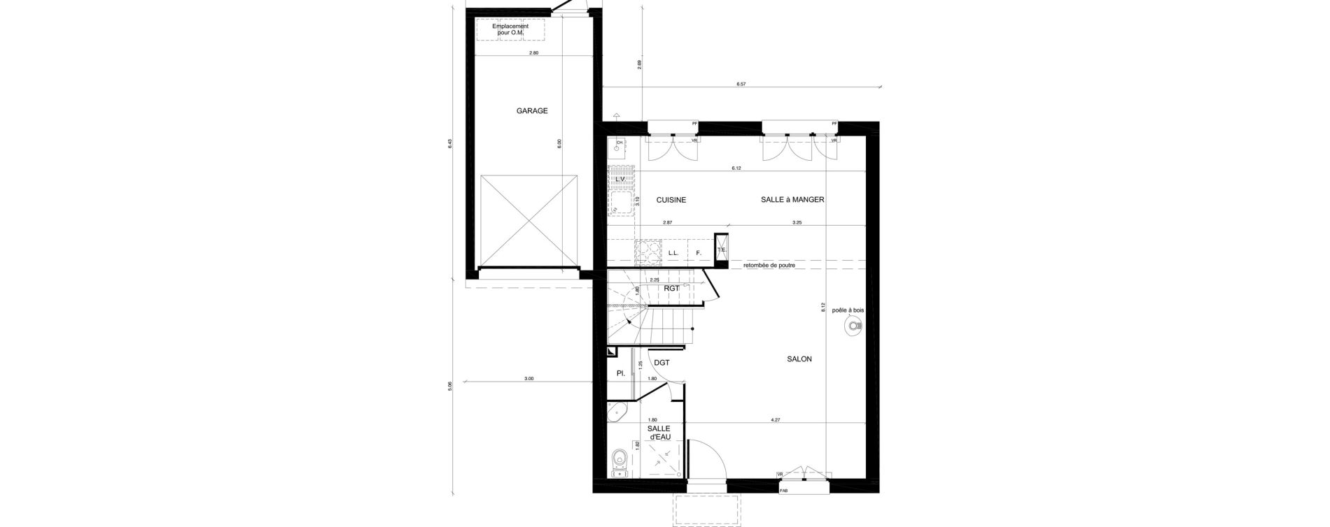 Maison T4 de 90,14 m2 &agrave; Moisselles Centre