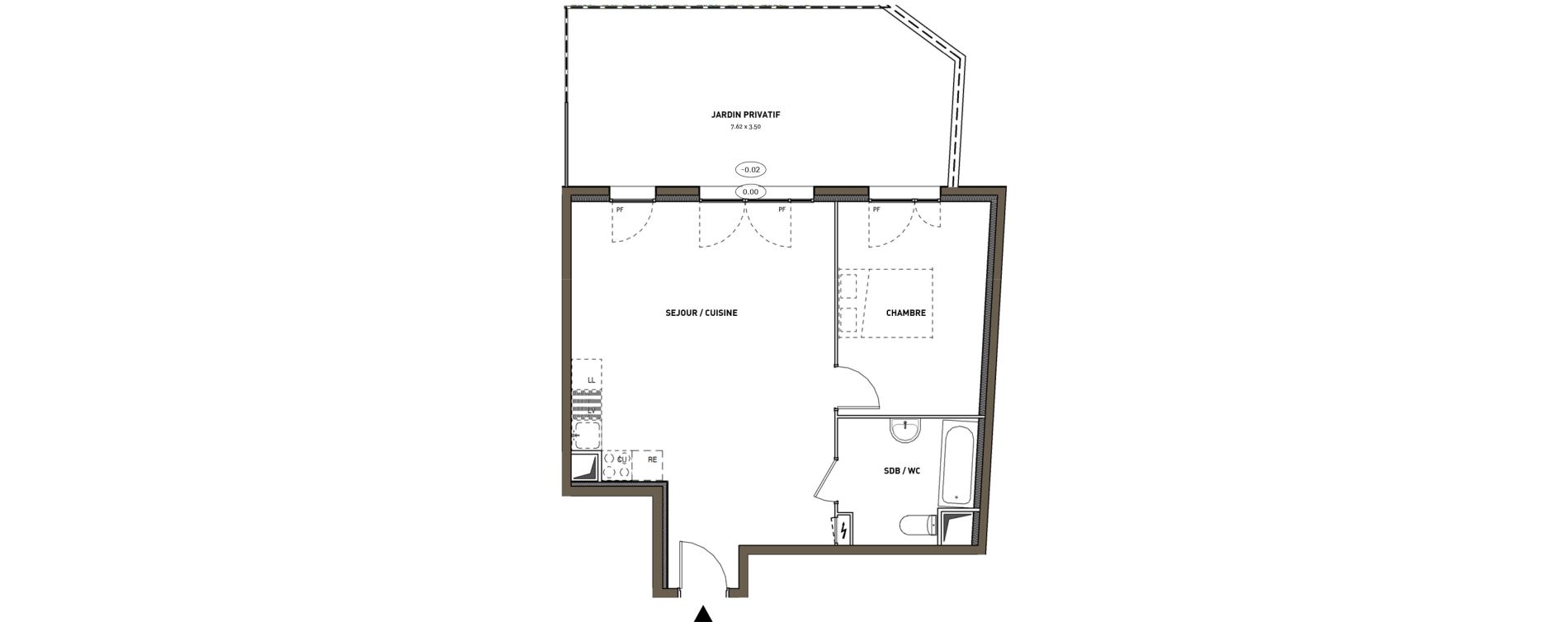 Appartement T2 de 51,91 m2 &agrave; Montigny-L&egrave;s-Cormeilles Frances - copistes