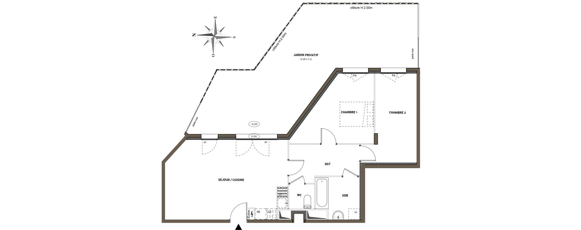 Appartement T3 de 67,47 m2 &agrave; Montigny-L&egrave;s-Cormeilles Frances - copistes