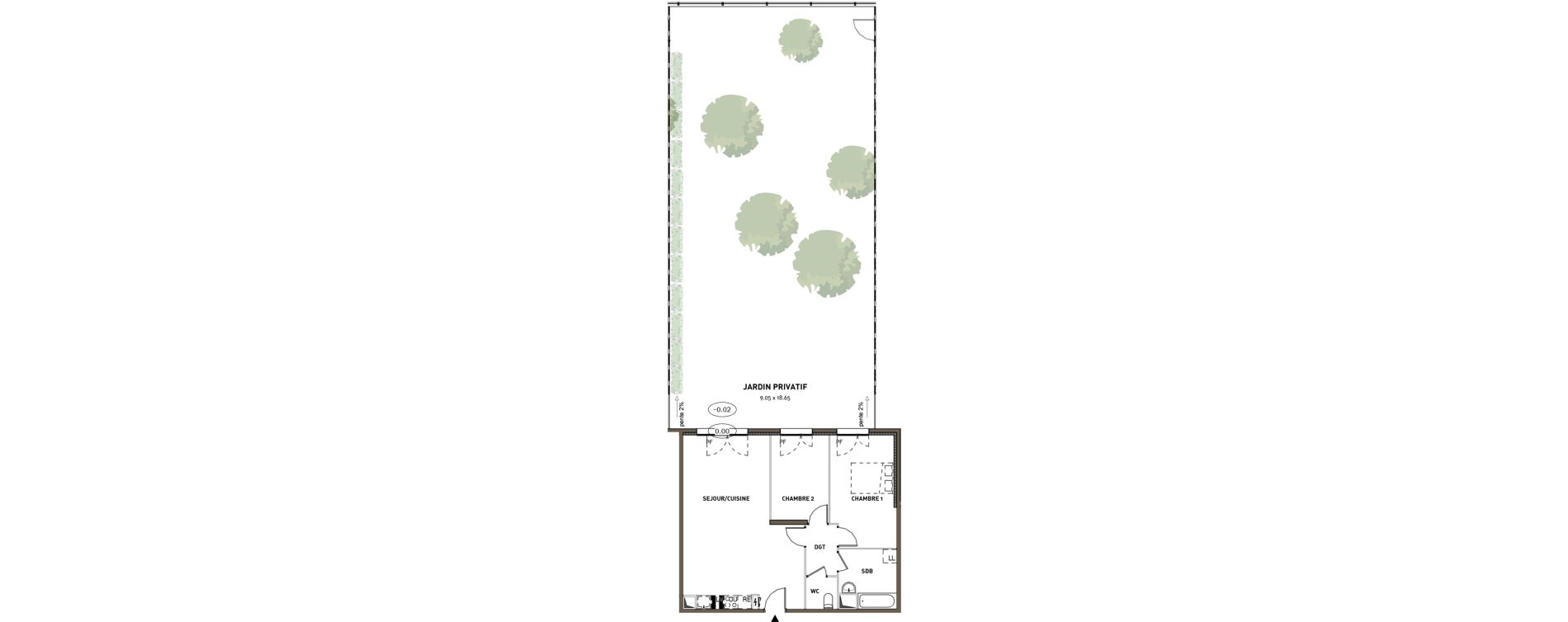 Appartement T3 de 69,47 m2 &agrave; Montigny-L&egrave;s-Cormeilles Frances - copistes