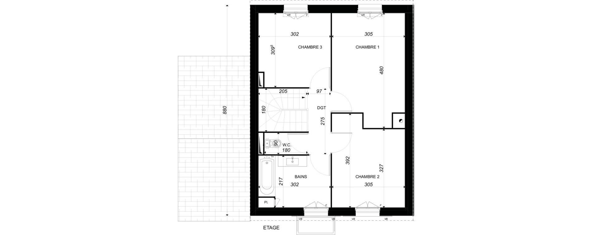 Maison T4 de 90,53 m2 &agrave; Nointel Centre