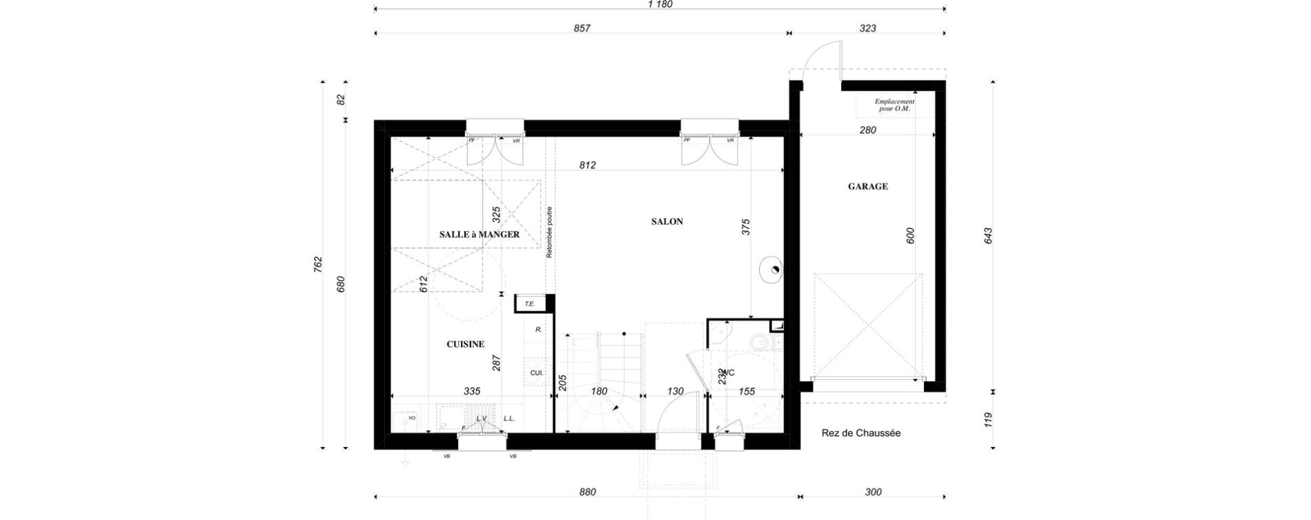 Maison T4 de 90,36 m2 &agrave; Nointel Centre