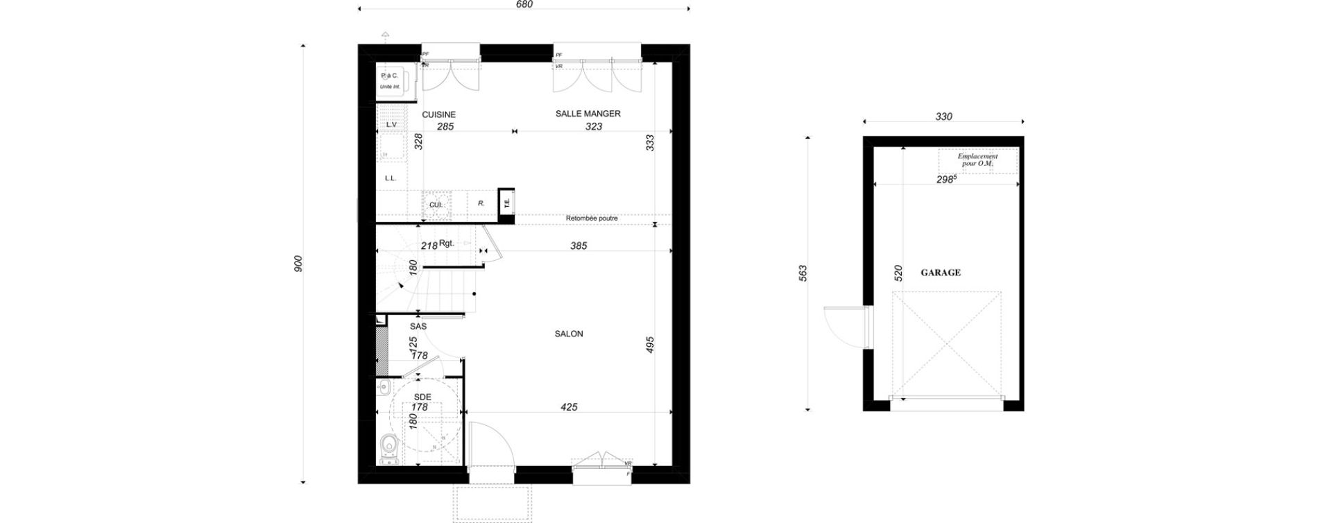 Maison T4 de 91,79 m2 &agrave; Osny Centre