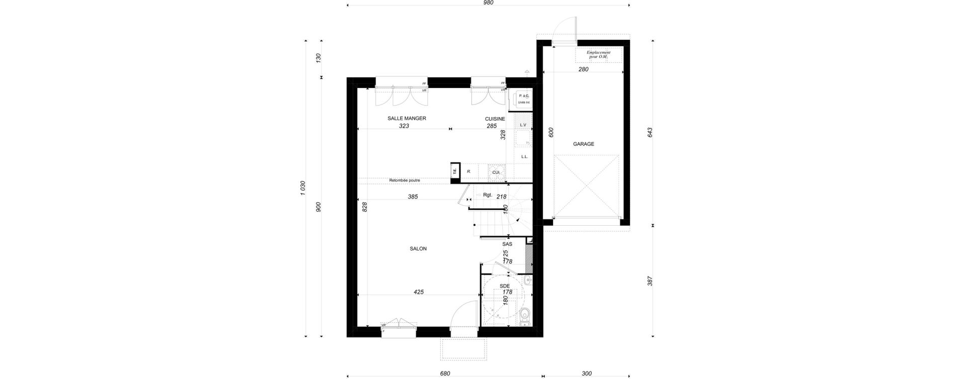 Maison T4 de 91,79 m2 &agrave; Osny Centre