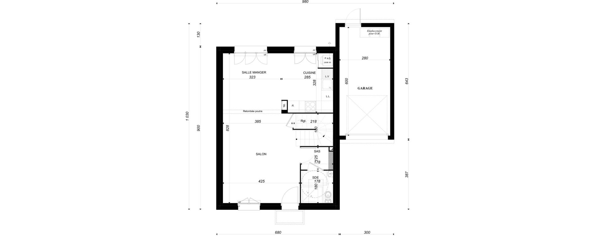 Maison T4 de 91,79 m2 &agrave; Osny Centre